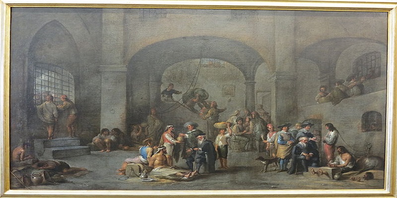 De Wael Cornelis, Sette opere di misericordia: visitare i carcerati