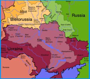 Mappa confini Russia