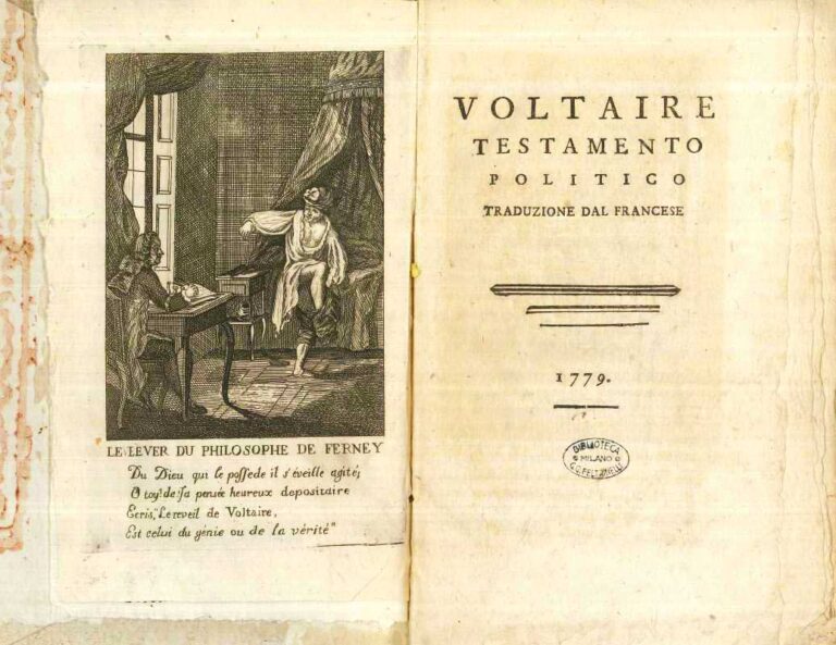 Il Trattato sulla tolleranza di Voltaire - Fondazione Giangiacomo