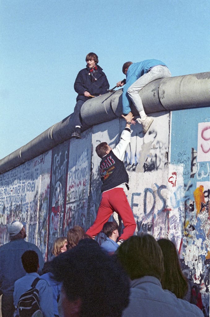 giovani in protesta nel 1989