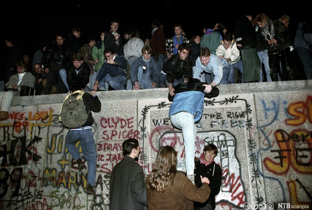 Muro di Berlino, proteste del 1989