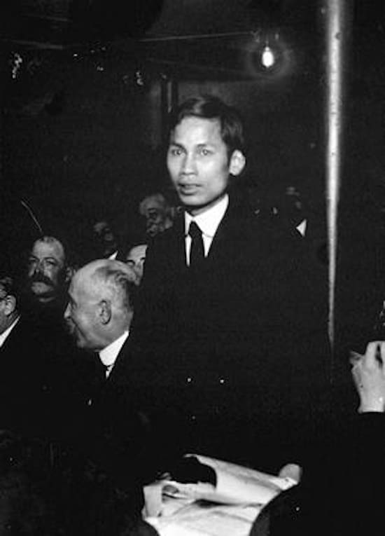 Foto di Ho Chi Minh congresso del Partito socialista di Tours (dove il partito comunista francese è stata fondata)