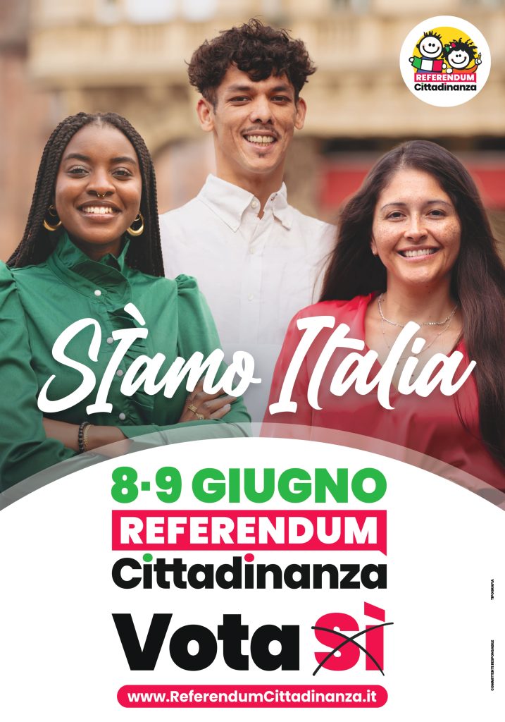 Locandina referendum cittadinanza