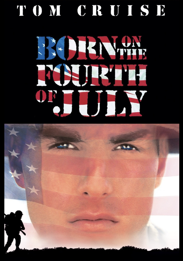 locandina del film "Born on the fourth of july"