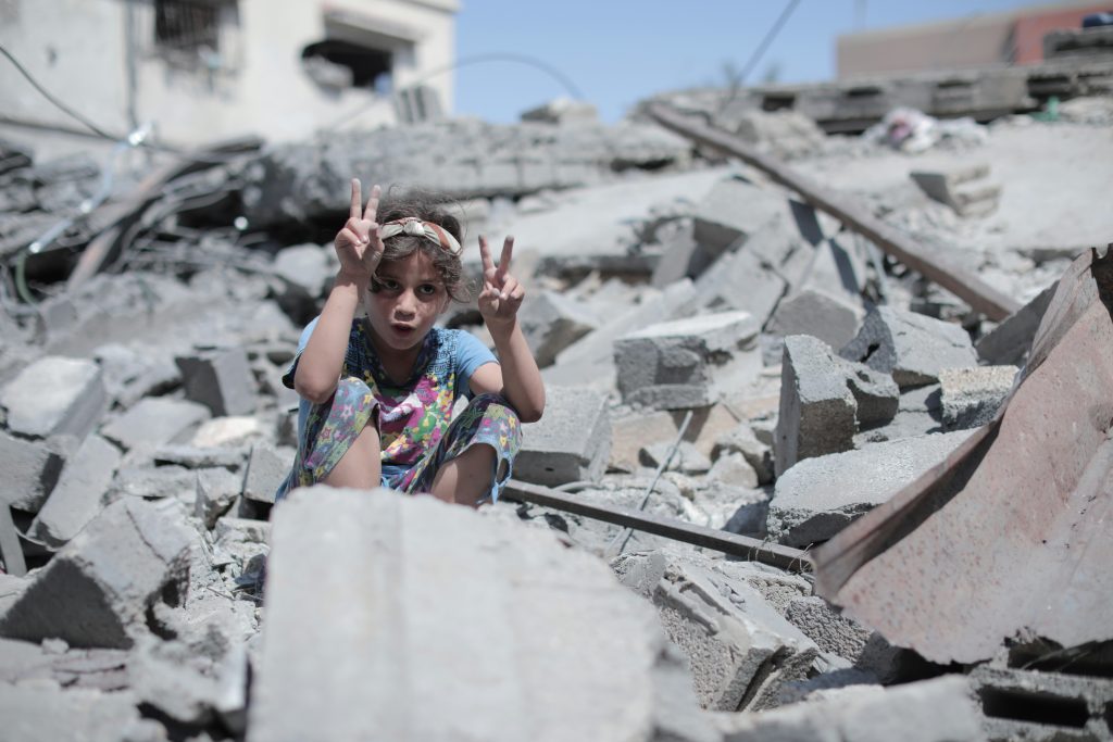 bambini a Gaza