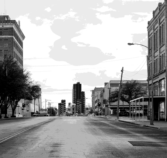 La città messa in posa