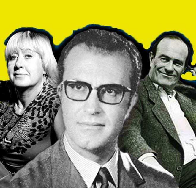 Natalia Aspesi, Eugenio Scalfari, Giorgio Bocca