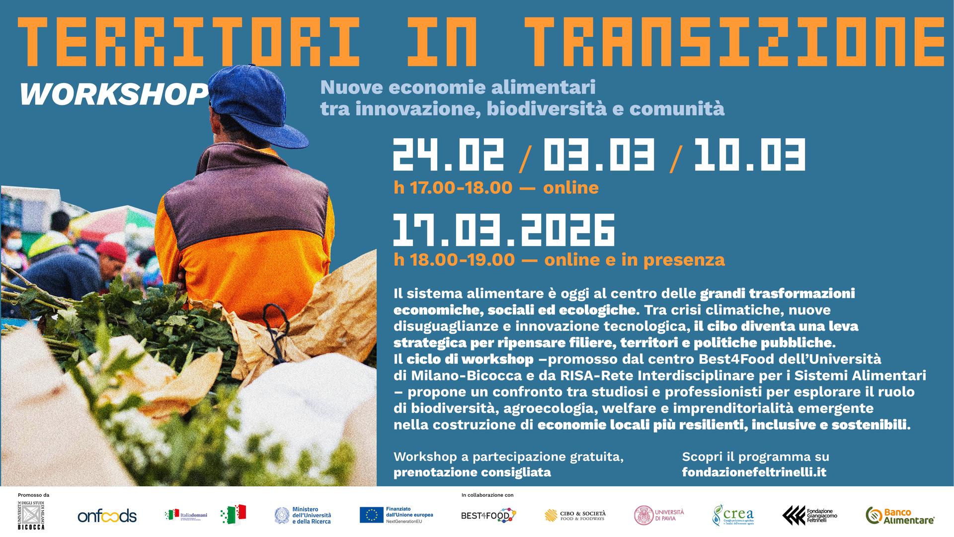 Invito workshop sistema alimentare